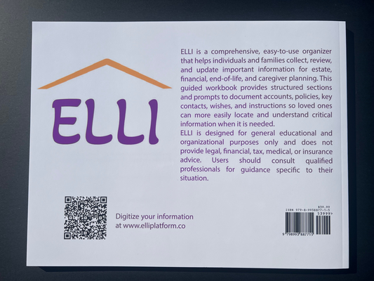 ELLI - Estate, Life, Legacy, and Caregiver Organizer
