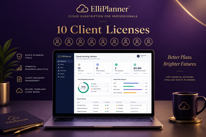 ElliPlanner Cloud Subscription for Professionals – 10 Client Licenses